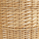 Wäschekorb, Wäschesammler gefüttert - Korb für Wäsche aus Weidespan (44x32x48)