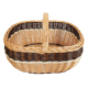 Einkaufskorb Handkorb Weide Korb ungefüttert (50x35x25/35)