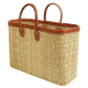 Markttasche Strandtasche Korbtasche Natur aus Jonc-Geflecht (45x20x31/43)