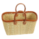 Markttasche Strandtasche Korbtasche Natur aus Jonc-Geflecht (45x20x31/43)