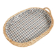 Korbtablett, Tablett aus Weide, Trage - Korb - Tablett (52x37x7/12)