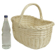 Einkaufskorb Handkorb helle Weide Korb ungefüttert (42x30x24/38)