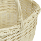 Einkaufskorb Handkorb helle Weide Korb ungefüttert (42x30x24/38)