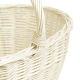 Einkaufskorb Handkorb helle Weide Korb ungefüttert (48x32x22/39)