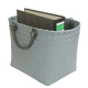 Kunststofftasche moderne Tasche aus Kunststoff (40x25x29/42)