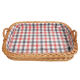 Korbtablett, Tablett aus Weide, Trage - Korb - Tablett (54x38x8/13)