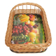 Tablett aus Weide, Trage - Korb - Tablett (50x37x16)