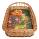 Tablett aus Weide, Trage - Korb - Tablett (50x37x16)