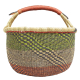 Afrikanische Korbtasche, robuste Tasche aus Steppengras (D:44)