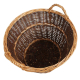 Holzkorb, Tragekorb, Pflanzkorb, Gartenkorb, Korb ungefüttert (D:50cm)
