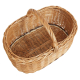 Einkaufskorb Handkorb Weide Korb ungefüttert (50x35x24/35)