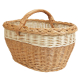 Einkaufskorb Handkorb Weide Korb ungefüttert (50x32x25/34)