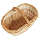 Einkaufskorb Handkorb Weide Korb ungefüttert (50x32x25/34)