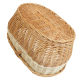Einkaufskorb Handkorb Weide Korb ungefüttert (50x32x25/34)