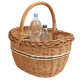 Einkaufskorb Handkorb Weide Korb ungefüttert (44x35x24/44)