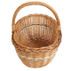 Einkaufskorb Handkorb Weide Korb ungefüttert (44x35x24/44)