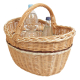 Einkaufskorb Handkorb Weide Korb ungefüttert (44x34x22/40)
