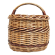 Einkaufskorb Handkorb Weide Korb gefüttert (51x34x25/37)