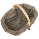 Einkaufskorb Handkorb Weide Korb gefüttert (45x32x23/36)