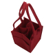 Flaschenkorb, Geschenkkorb, Korb für 4 Flaschen (16x16x18/40)