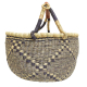 Afrikanische Korbtasche, robuste Tasche aus Steppengras (D:40)
