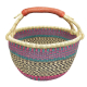 Afrikanische Korbtasche, robuste Tasche aus Steppengras (D:44)