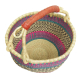 Afrikanische Korbtasche, robuste Tasche aus Steppengras (D:44)