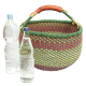 Afrikanische Korbtasche, robuste Tasche aus Steppengras (D:43)