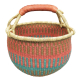 Afrikanische Korbtasche, robuste Tasche aus Steppengras (D:38)