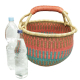 Afrikanische Korbtasche, robuste Tasche aus Steppengras (D:38)