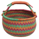 Afrikanische Korbtasche, robuste Tasche aus Steppengras (D:42)