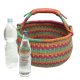 Afrikanische Korbtasche, robuste Tasche aus Steppengras (D:42)