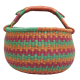 Afrikanische Korbtasche, robuste Tasche aus Steppengras (D:42)