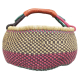 Afrikanische Korbtasche, robuste Tasche aus Steppengras (D:45)