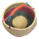 Afrikanische Korbtasche, robuste Tasche aus Steppengras (D:45)