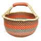 Afrikanische Korbtasche, robuste Tasche aus Steppengras (D:40)