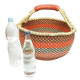 Afrikanische Korbtasche, robuste Tasche aus Steppengras (D:40)