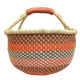 Afrikanische Korbtasche, robuste Tasche aus Steppengras (D:40)