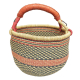 Afrikanische Korbtasche, robuste Tasche aus Steppengras (D:35)