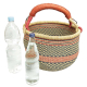 Afrikanische Korbtasche, robuste Tasche aus Steppengras (D:35)