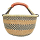 Afrikanische Korbtasche, robuste Tasche aus Steppengras (D:40)