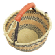 Afrikanische Korbtasche, robuste Tasche aus Steppengras (D:40)