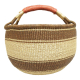 Afrikanische Korbtasche, robuste Tasche aus Steppengras (D:43)