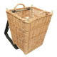 Tragekorb, Kiepe, Rucksackkorb aus gesottener Weide (38x34x43/48)