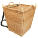 Tragekorb, Kiepe, Rucksackkorb aus gesottener Weide (45x43x46/51)