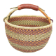 Afrikanische Korbtasche, robuste Tasche aus Steppengras (D:40)