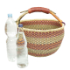 Afrikanische Korbtasche, robuste Tasche aus Steppengras (D:40)