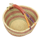 Afrikanische Korbtasche, robuste Tasche aus Steppengras (D:40)