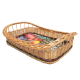 Tablett aus Weide, Trage - Korb - Tablett (52x38x10/14)