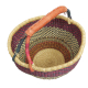 Afrikanische Korbtasche, robuste Tasche aus Steppengras (D:40)